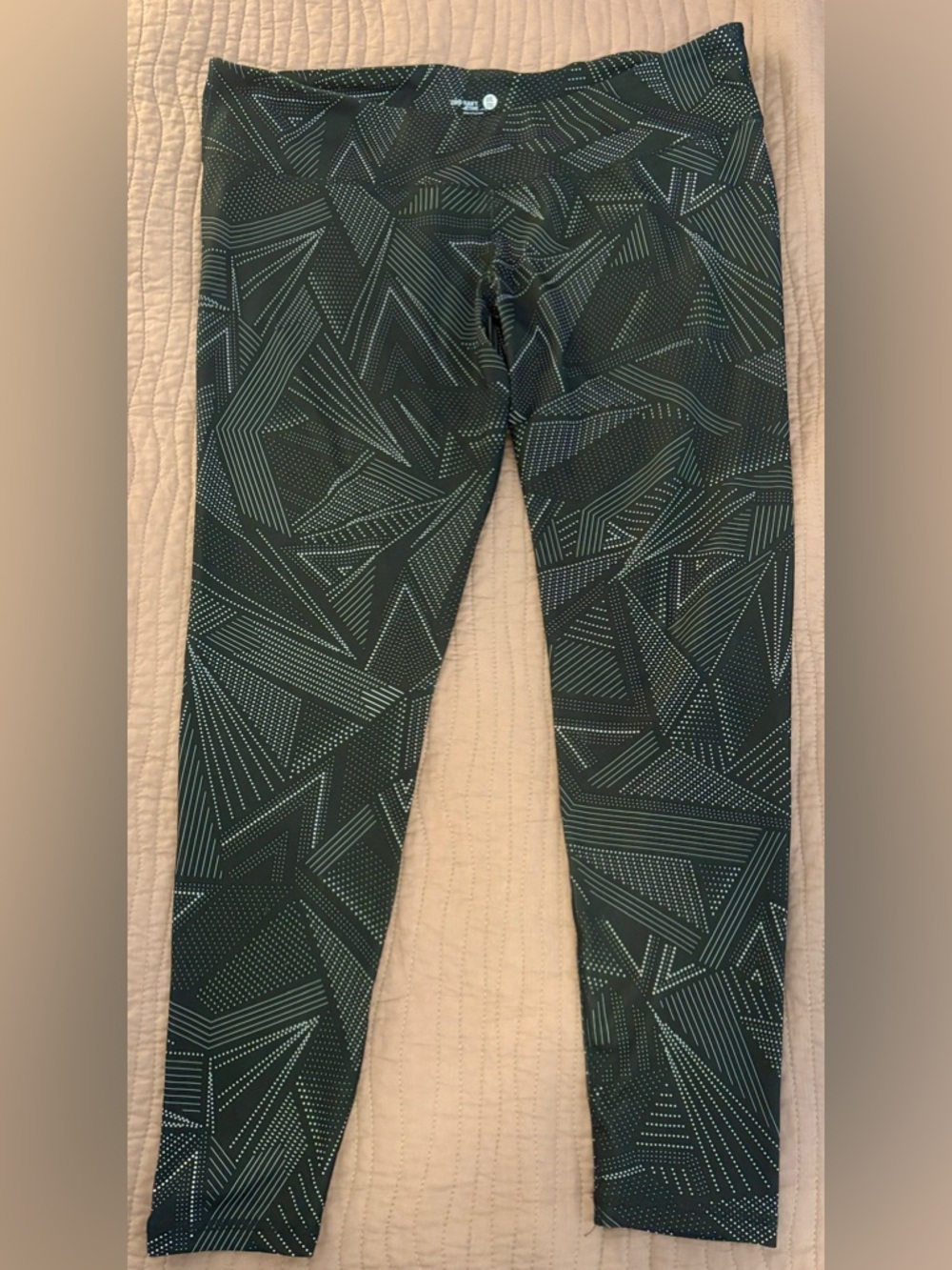 Old Navy Black And White  Geometric Print Leggings